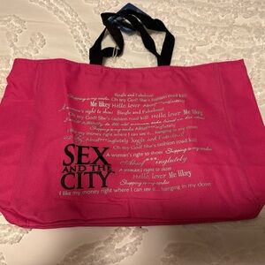 Port Authority Pink Tote Bag